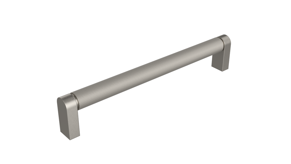 Knurled Bar 330mm Brushed Nickel Handle (KNB-H-330-BN)