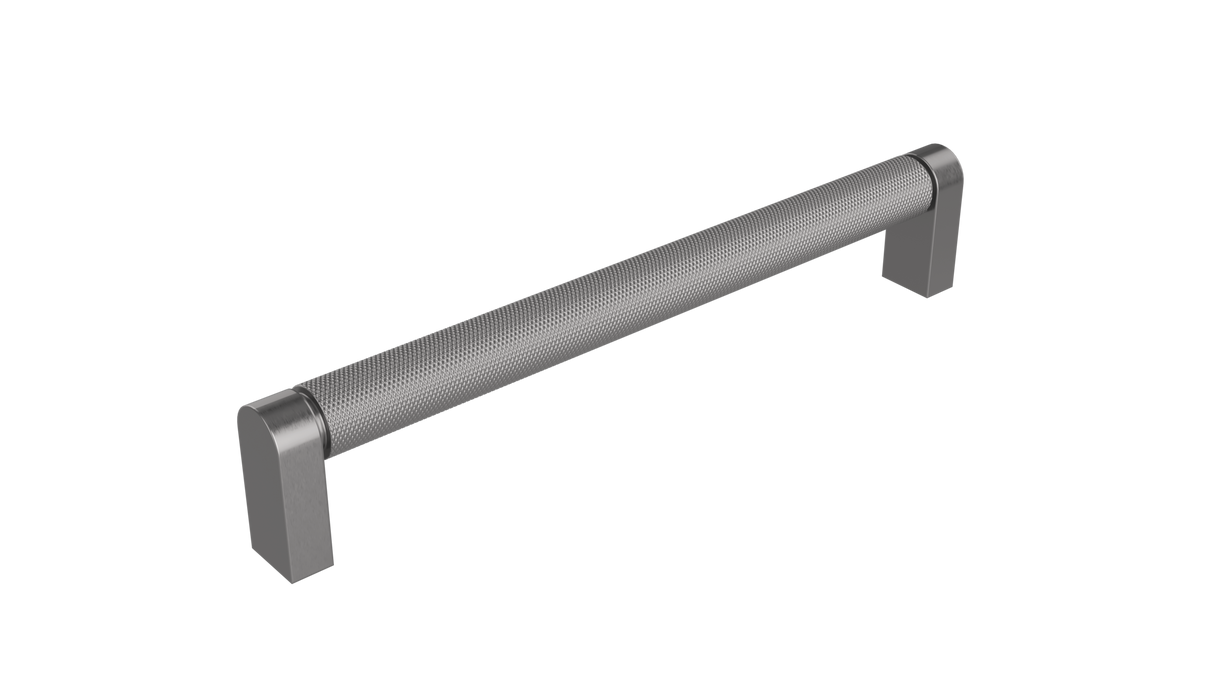 Knurled Bar 330mm Gunmetal Handle (KNB-H-330-GM)