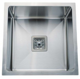 Single Square Bowl Stainless Steel Kitchen Sink Square Waste KSS-330
