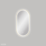 Empire LED Urban Brass Framed Mirror, 450 x 900mm