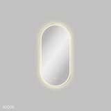Empire LED Urban Brass Framed Mirror, 450 x 900mm