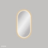 Empire LED Urban Brass Framed Mirror, 450 x 900mm