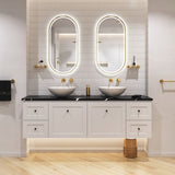 Empire LED Urban Brass Framed Mirror, 450 x 900mm