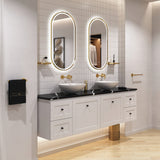 Empire LED Urban Brass Framed Mirror, 450 x 900mm