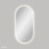 Empire LED Urban Brass Framed Mirror, 600 x 1200mm