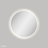 Reba LED Urban Brass Framed Mirror, 700mm