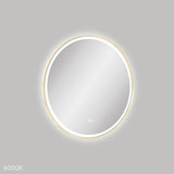 Reba LED Urban Brass Framed Mirror, 700mm