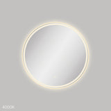 Reba LED Urban Brass Framed Mirror, 700mm
