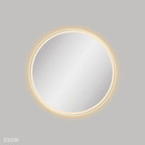 Reba LED Urban Brass Framed Mirror, 700mm