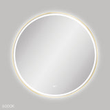 Reba LED Urban Brass Framed Mirror, 900mm