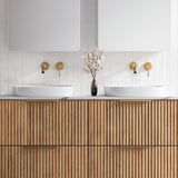 A lifestyle image of Timberline's Lorenzo Basin 500mm White Gloss