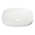 An image of Timberline's Lorenzo Basin 500mm White Gloss