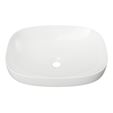 An image of Timberline's Lorenzo Basin 500mm White Gloss