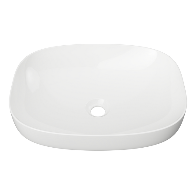 An image of Timberline's Lorenzo Basin 500mm White Gloss