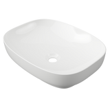 An image of Timberline's Lorenzo Basin 500mm White Gloss