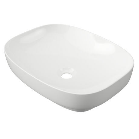 An image of Timberline's Lorenzo Basin 500mm White Gloss