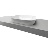 An image of Timberline's Lorenzo Basin 500mm White Gloss