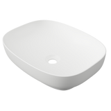 An image of Timberline's Lorenzo Basin 500mm White Matt