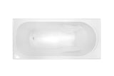 Modena 1210 Inset Shower Bath - White