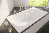 Modena 1210 Inset Shower Bath - White