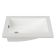 An image of Timberline's Mini Rectangle Undermount Basin 430mm White Gloss