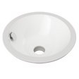 An image of Timberline's Mini Round Undermount Basin 260mm White Gloss