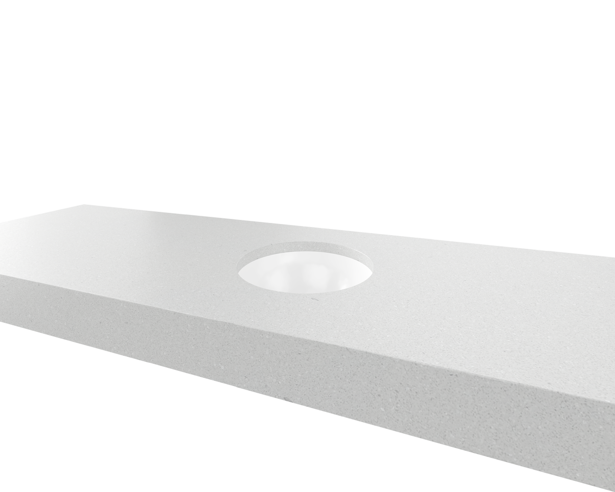 An image of Timberline's Mini Round Undermount Basin 260mm White Gloss