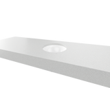 An image of Timberline's Mini Round Undermount Basin 260mm White Gloss