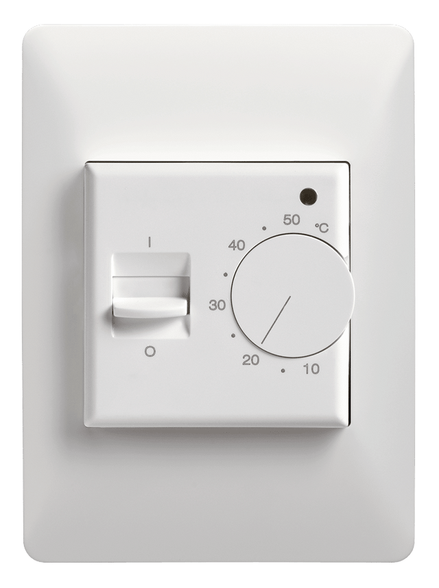 Manual Dial Thermostat 16A Max Load (Floor Sensing Only)