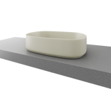 An image of Timberline's Myrtle Basin 550mm Ivory Matt