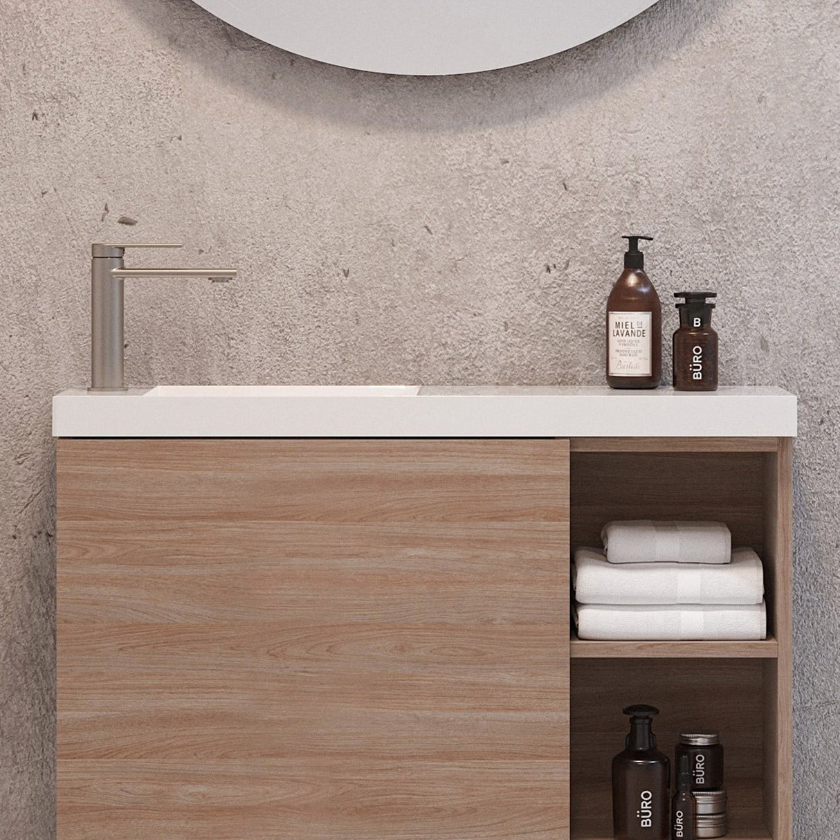 Nano Top Left bowl 800mm (NAN-TP-800-L)