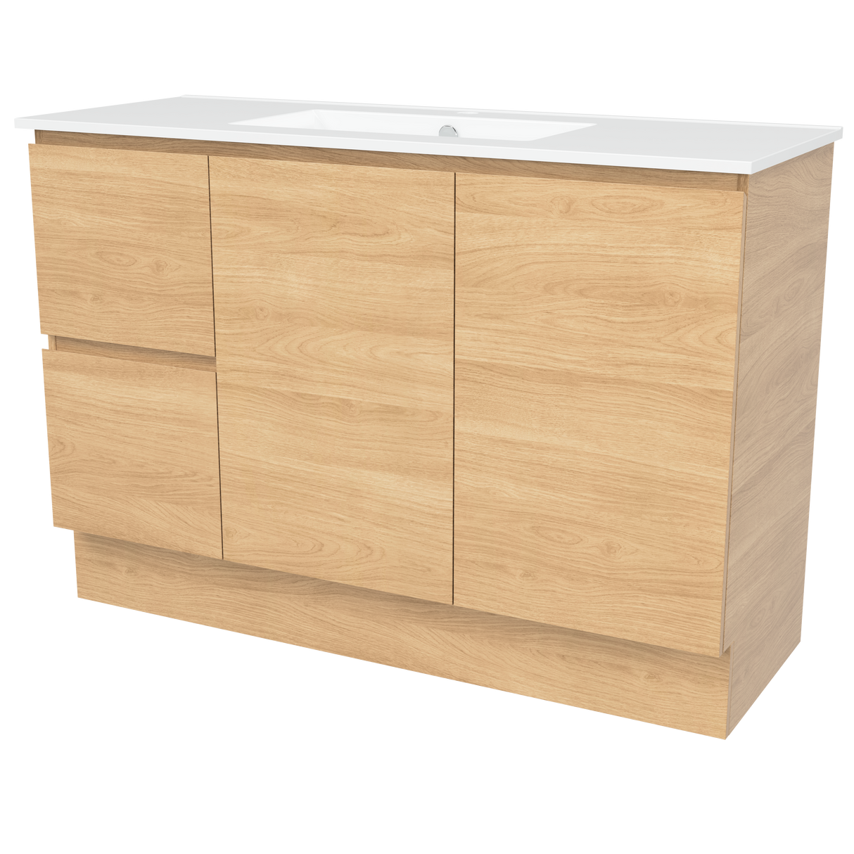 Nevada Vanity 1200mm Centre Bowl Alpha Top Floor standing (NEV-V-1200-C-APH-F)