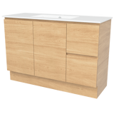 Nevada Vanity 1200mm Centre Bowl Alpha Top Floor standing (NEV-V-1200-C-APH-F)