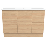 Nevada Vanity 1200mm Centre Bowl Alpha Top Floor standing (NEV-V-1200-C-APH-F)