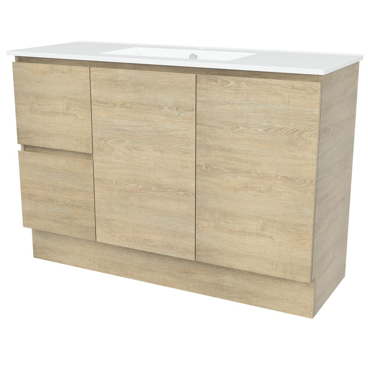 Nevada Vanity 1200mm Centre Bowl Alpha Top Floor standing (NEV-V-1200-C-APH-F)