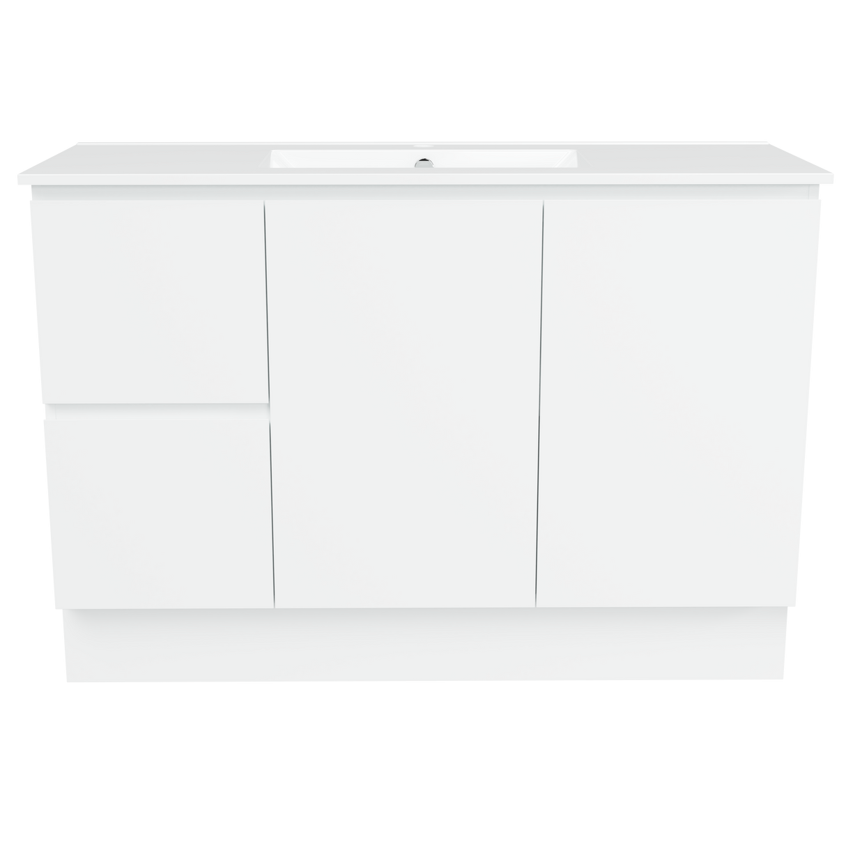 Nevada Vanity 1200mm Centre Bowl Alpha Top Floor standing (NEV-V-1200-C-APH-F)