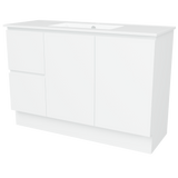 Nevada Vanity 1200mm Centre Bowl Alpha Top Floor standing (NEV-V-1200-C-APH-F)