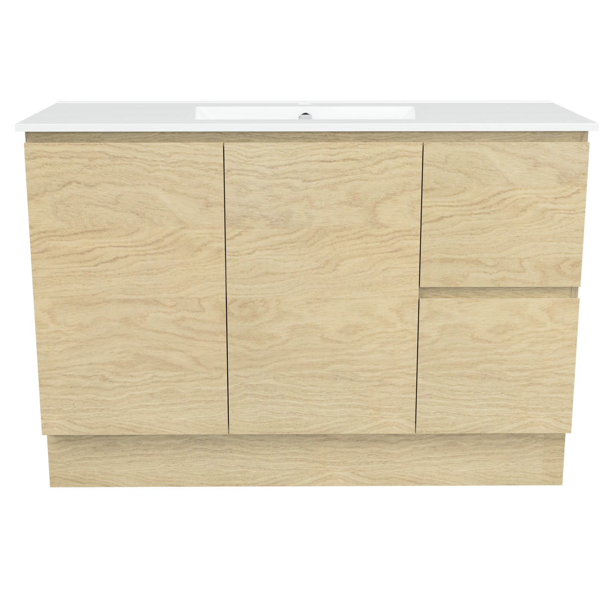 Nevada Vanity 1200mm Centre Bowl Alpha Top Floor standing (NEV-V-1200-C-APH-F)