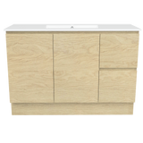 Nevada Vanity 1200mm Centre Bowl Alpha Top Floor standing (NEV-V-1200-C-APH-F)