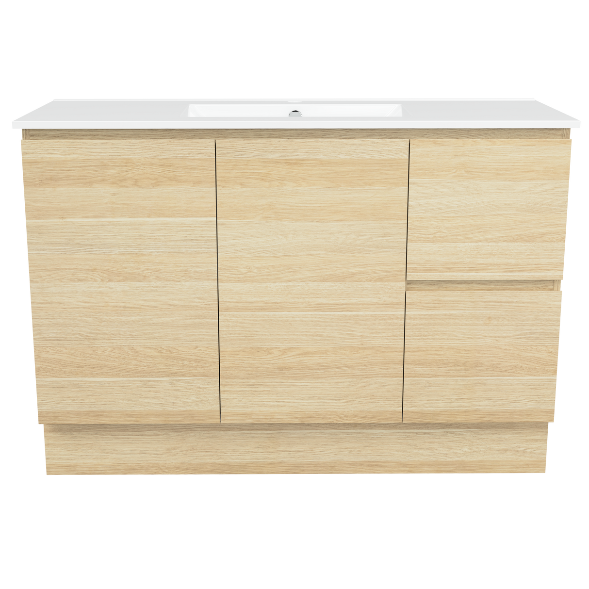 Nevada Vanity 1200mm Centre Bowl Alpha Top Floor standing (NEV-V-1200-C-APH-F)