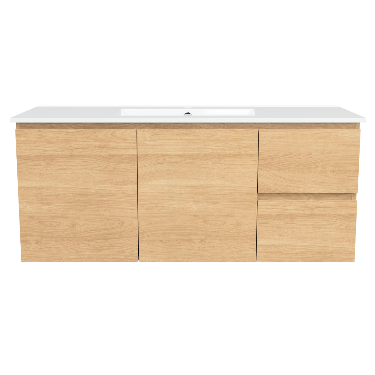 Nevada Vanity 1200mm Centre Bowl Alpha Top Wall hung (NEV-V-1200-C-APH-W)