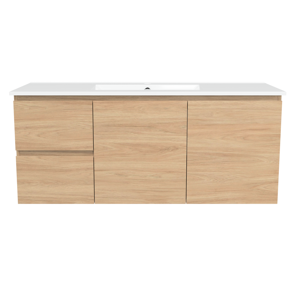 Nevada Vanity 1200mm Centre Bowl Alpha Top Wall hung (NEV-V-1200-C-APH-W)