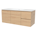 Nevada Vanity 1200mm Centre Bowl Alpha Top Wall hung (NEV-V-1200-C-APH-W)