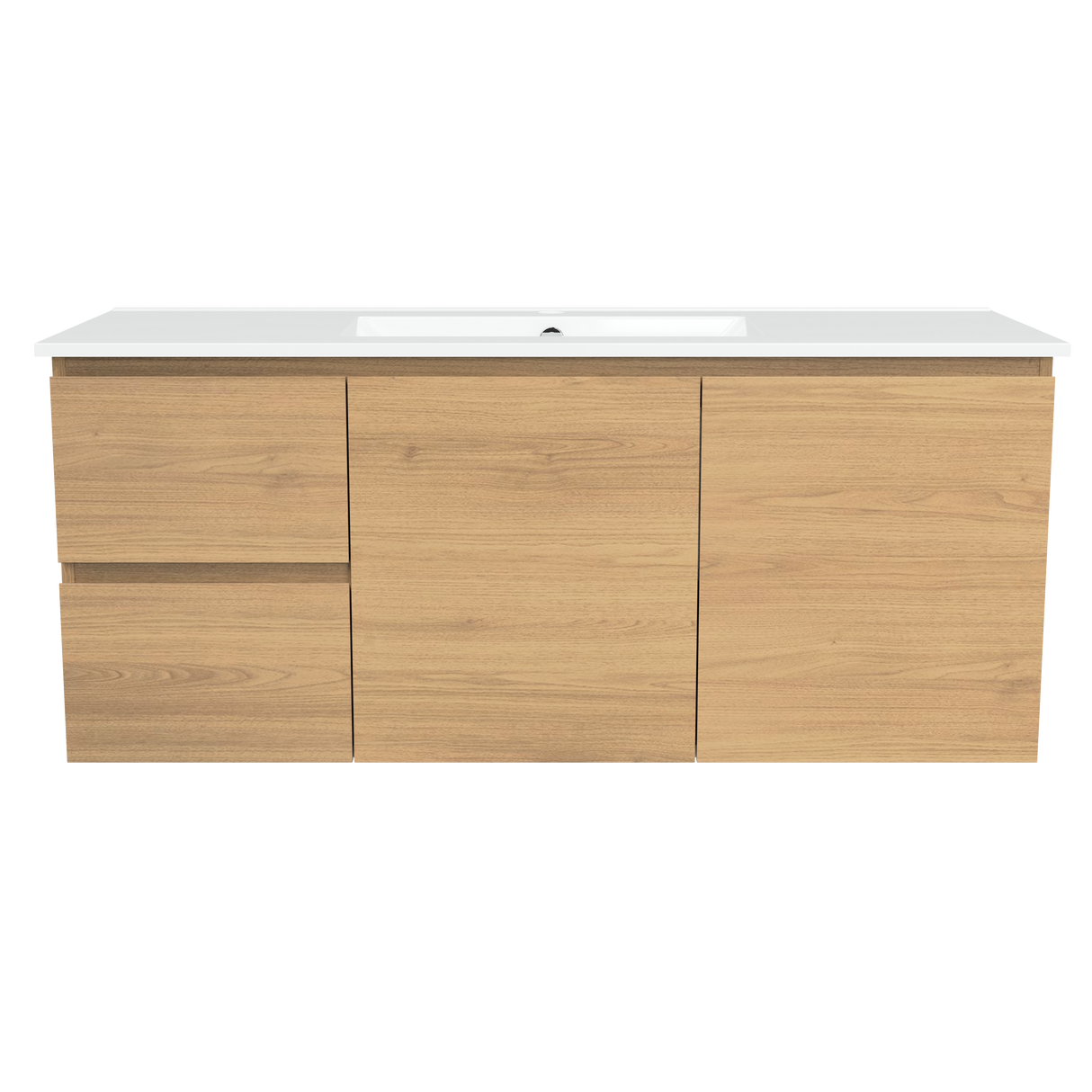 Nevada Vanity 1200mm Centre Bowl Alpha Top Wall hung (NEV-V-1200-C-APH-W)