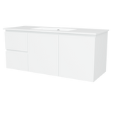 Nevada Vanity 1200mm Centre Bowl Alpha Top Wall hung (NEV-V-1200-C-APH-W)