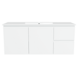Nevada Vanity 1200mm Centre Bowl Alpha Top Wall hung (NEV-V-1200-C-APH-W)