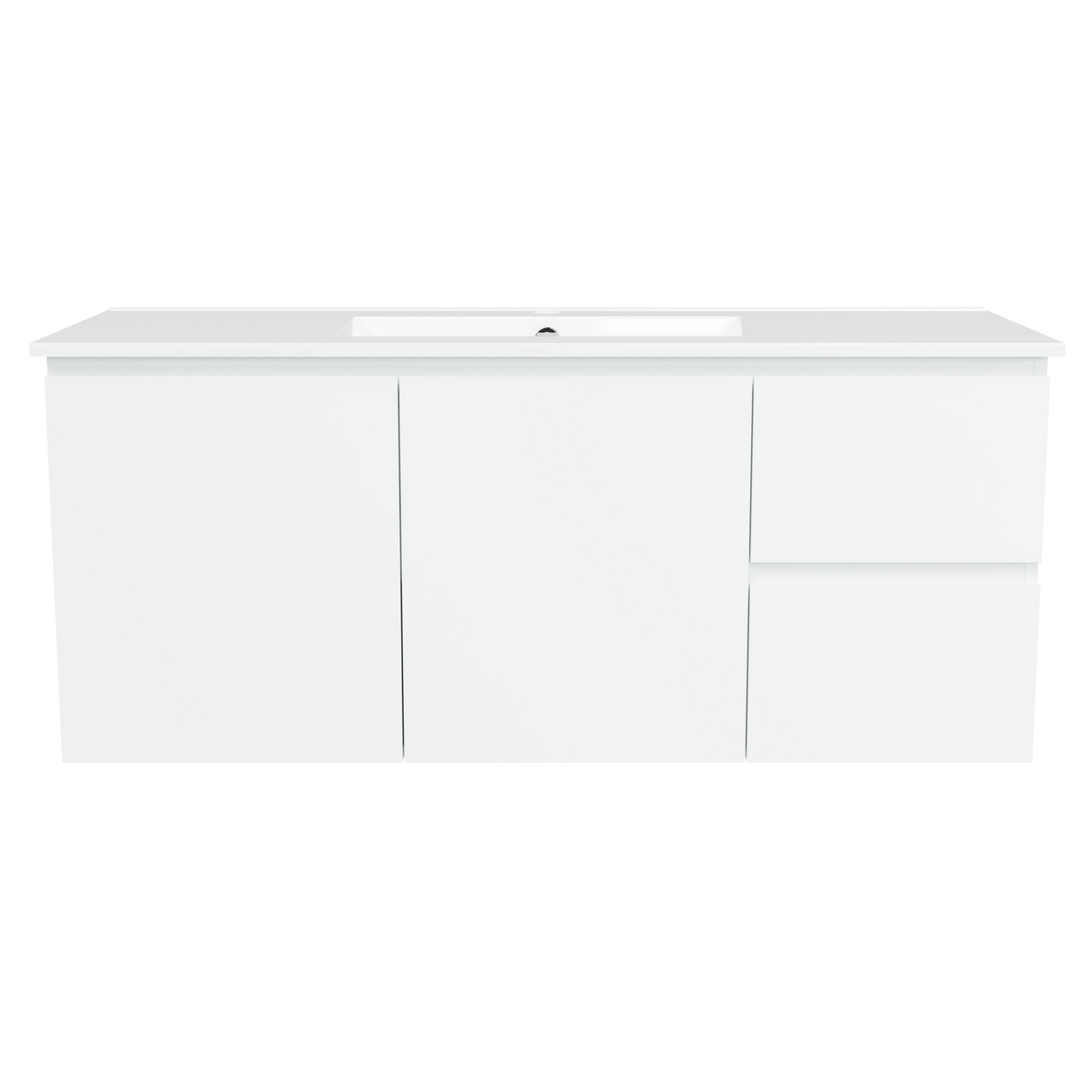 Nevada Vanity 1200mm Centre Bowl Alpha Top Wall hung (NEV-V-1200-C-APH-W)