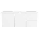 Nevada Vanity 1200mm Centre Bowl Alpha Top Wall hung (NEV-V-1200-C-APH-W)
