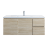 Nevada Vanity 1200mm Centre Bowl Alpha Top Wall hung (NEV-V-1200-C-APH-W)