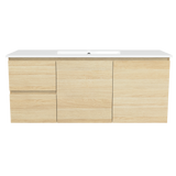 Nevada Vanity 1200mm Centre Bowl Alpha Top Wall hung (NEV-V-1200-C-APH-W)